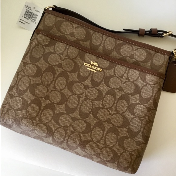 🌷Coach File Crossbody In Signature Canvas NWT. - Picture 5 of 8